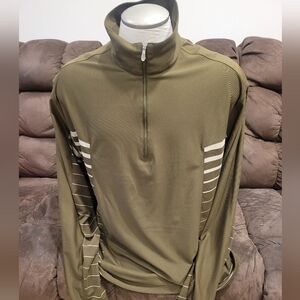 Nike Golf Olive Green DryFit Longsleeve Pullover